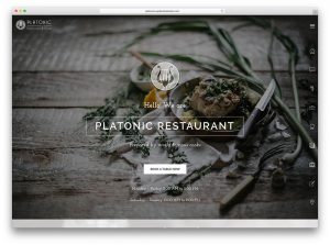 Тема за уеб сайт за ресторант